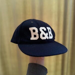 Ball & Buck Navy Wool Baseball Cap